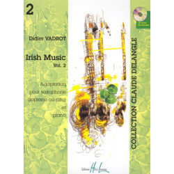 Irish Music Vol.2 - Didier Vadrot - Saxophone et Piano (+ audio)