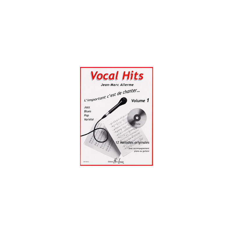Vocal hits Vol.1 - Jean-Marc Allerme (+ audio)