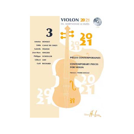 Violon 20-21 Vol.3 - Maryvonne Le Dizes (+ audio)