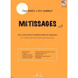 Métissages Vol.1 - Paul Mindy, Eric Sammut - Percussion (+ audio)
