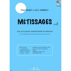 Métissages Vol.2 - Paul Mindy, Eric Sammut - Percussion (+ audio)