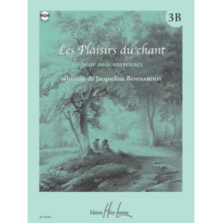 Les Plaisirs du chant Vol.3B - Jacqueline Bonnardot (+ audio)