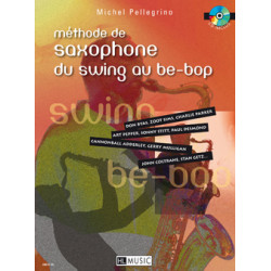 Méthode de saxophone du swing au be-bop - Michel Pellegrino (+ audio)