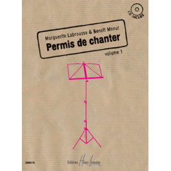 Permis de chanter Vol.1 - Marguerite Labrousse, Benoit Menut (+ audio)