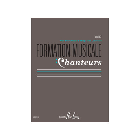 Formation musicale chanteurs Vol.3 - Jean-Paul Despax, Marguerite Labrousse