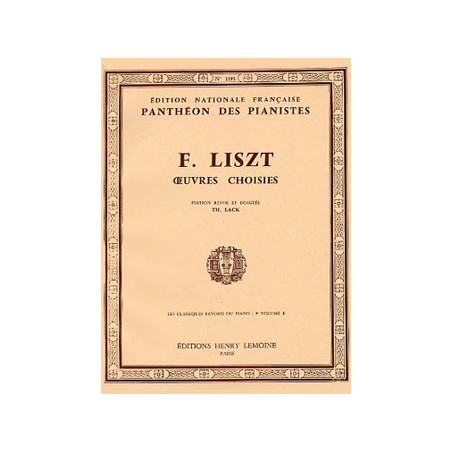Classiques favoris Vol.9B - Franz Liszt - Piano