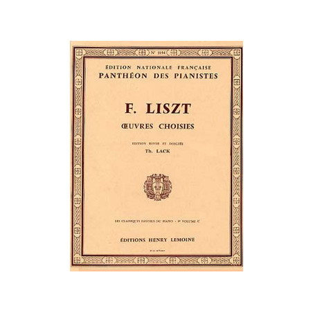 Classiques favoris Vol.9C - Franz Liszt - Piano