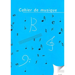 Cahier de Musique 12 portées grand format - S12GU