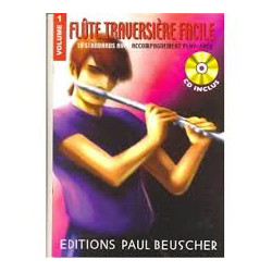 Flûte traversière facile Vol.1 - Jean-Didier Villetorte (+ audio)