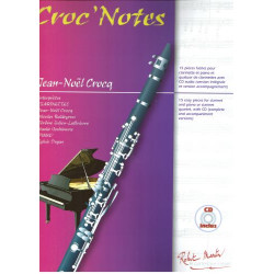 Croc'Notes - Jean Noel Crocq - Clarinette et Piano (+ audio)