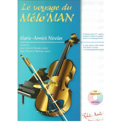 Voyage du Melo Man - Marie Annick Nicolas - Violon et Piano (+ audio)
