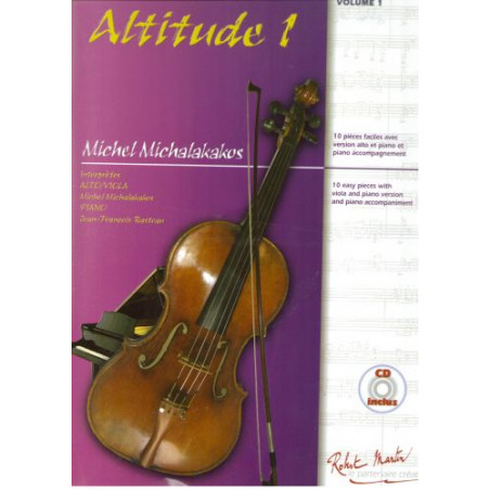 Altitude 1 - Michel Michalakakos - Alto et Piano (+ audio)