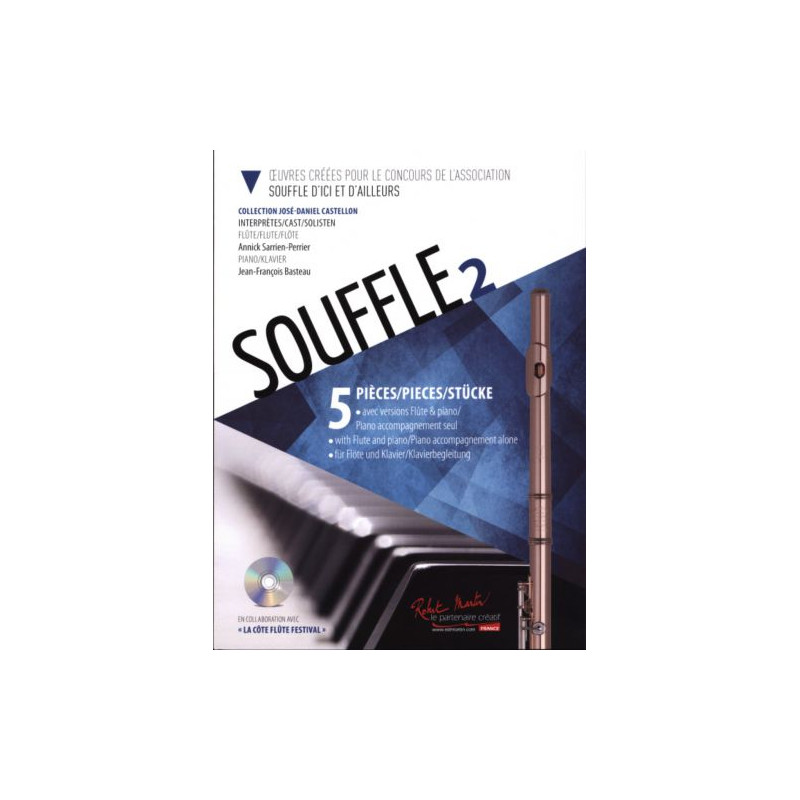 Souffle 2 - Jose Daniel Castellon - Flûte Traversière et Piano (+ audio)