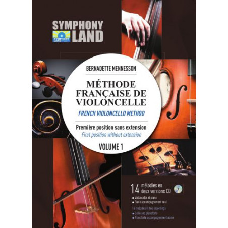 Methode Francaise De Violoncelle Vol. 1 - Bernadette Mennesson (+ audio)