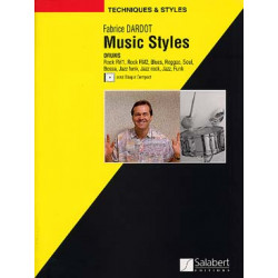 Music Styles Drums Percussion Batterie - Fabrice Dardot (+ audio)
