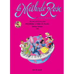 Méthode Rose 1ère année + audio - Ernest van de Velde - Piano (+ audio)