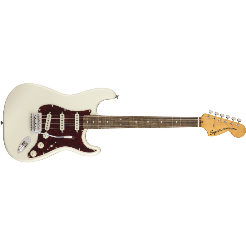 Squier classic vibe stratocaster 70s - olympic white - touche laurier