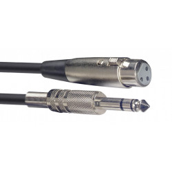 Stagg SAC3PSXF DL - Câble audio, XLR/jack (f/m), 3 m