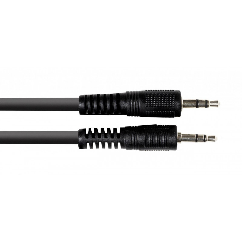 Stagg SAC6MPSMPSB - Câble audio, mini jack/mini jack (m/m), 6 m