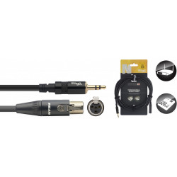 Stagg NAC5MPSMX4FR - Câble audio, série N - mini jack stéréo M/ mini XLR F (4 broches)