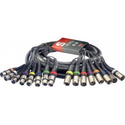 Stagg SML5/8XF8XM E - Multicâble - 8 x XLR f./8 x XLR m