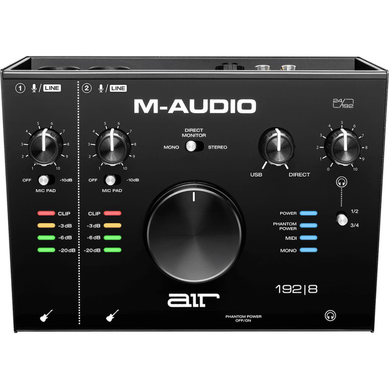 M-Audio AIR192X8 - Interface audio USB MIDI - 2 entrées / 4 sorties