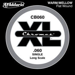 D'Addario Chromes CB060, longue, .060 - Corde au détail guitare basse