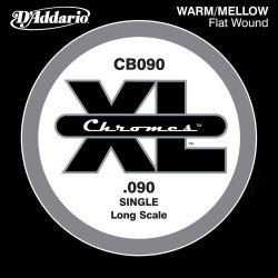 D'Addario Chromes CB090, longue, .090 - Corde au détail guitare basse