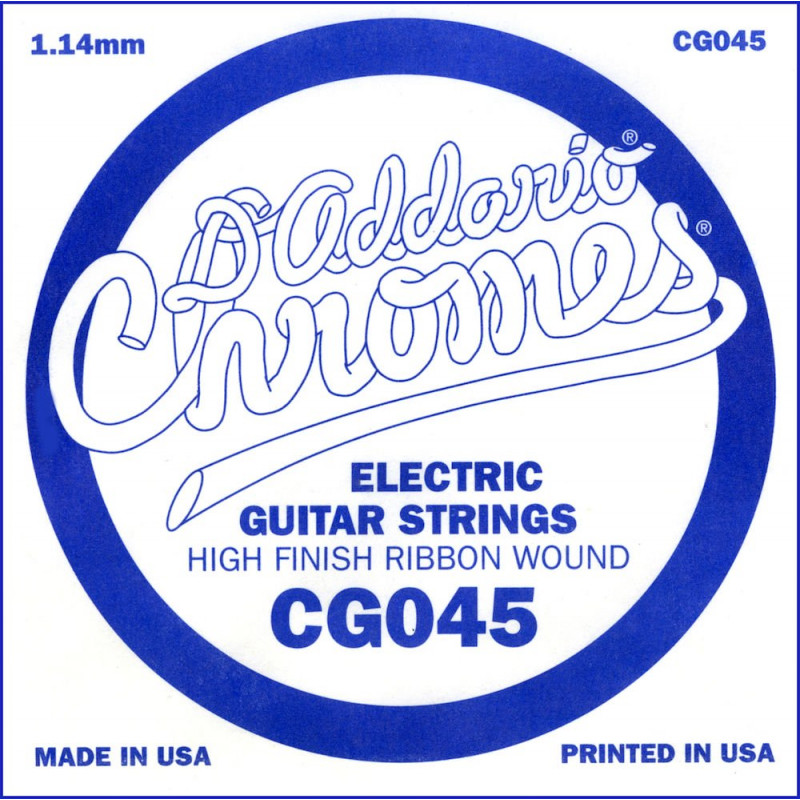 D'Addario CG045, .045 - Corde au détail guitare électrique - filet plat