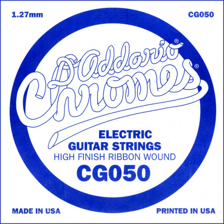 D'Addario CG050, .050 - Corde au détail guitare électrique - filet plat