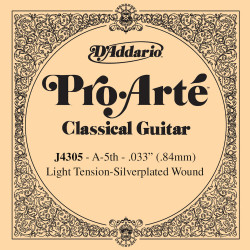 D'Addario Pro-Arte J4305, Light, cinquième corde - Corde au détail nylon guitare classique