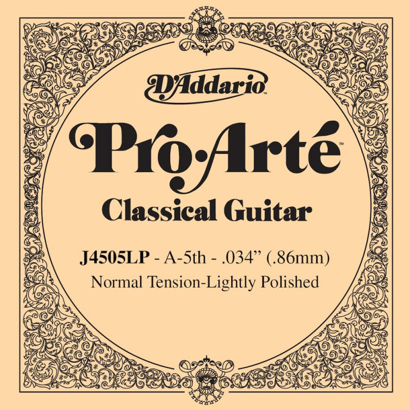D'Addario Pro-Arte J4505LP, Normal, cinquième corde - Corde au détail composite - guitare classique