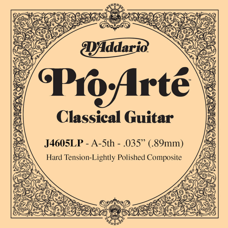 D'Addario Pro-Arte J4605LP, Hard, cinquième corde - Corde au détail composite - guitare classique