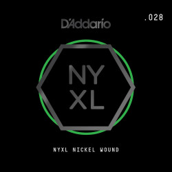 D'Addario NYNW028 Tirant .028 - corde au détail nickel wound – guitare électrique
