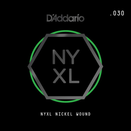 D'Addario NYNW030 Tirant .030 - corde au détail nickel wound – guitare électrique