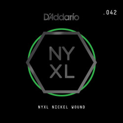 D'Addario NYNW042 Tirant .042 - corde au détail nickel wound – guitare électrique