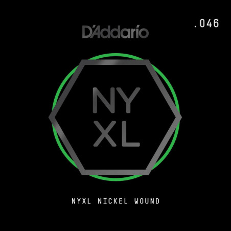 D'Addario NYNW046 Tirant .046 - corde au détail nickel wound – guitare électrique