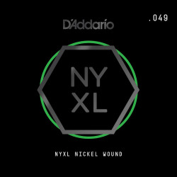 D'Addario NYNW049 Tirant .049 - corde au détail nickel wound – guitare électrique