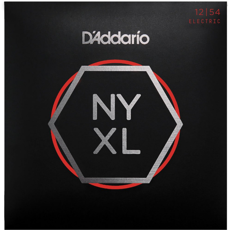 D'Addario NYXL1254 filet nickel, Heavy, 12-54 - Jeu guitare électrique