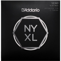 D'Addario NYXL1260 filet nickel, Extra Heavy, 12-60 - Jeu guitare électrique