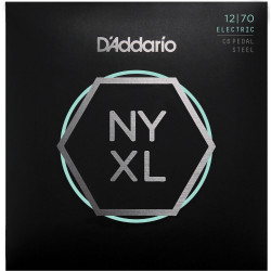 D'Addario NYXL1270PS, filet nickel, Regular, 12-70 - jeu pour guitare C6 Pedal Steel