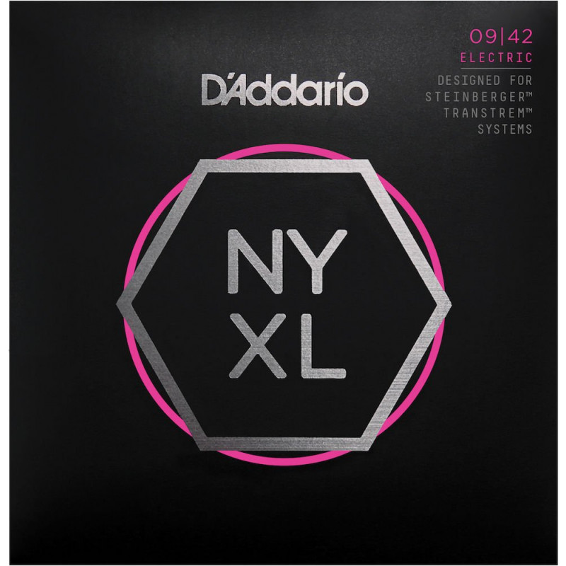 D'Addario NYXLS0942 filet nickel, Super Light, 09-42 - Jeu guitare électrique