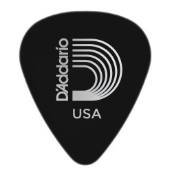 D'Addario 1CBK4-100 - Médiators noirs, pack de 100, Medium