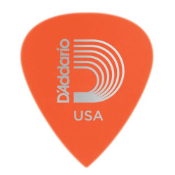 D'Addario 6DOR2-100 - Duralin Precision Lot de 100 médiators Orange 0,6 mm – light
