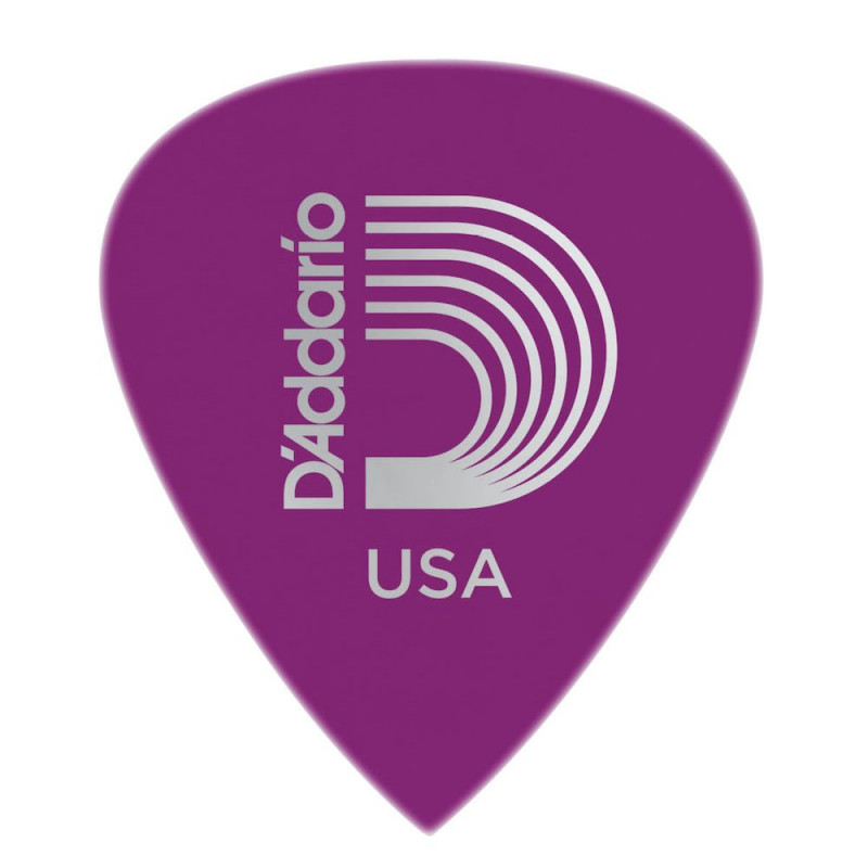 D'Addario 6DPR6-10 - Pack de 10 médiators 1.20mm Duralin Precision Medium Violet