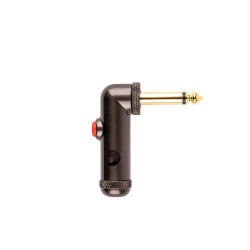 Planet Waves PW-AGRAP-2 - Connecteur 1/4'' coudé avec interrupteur coupe-son à pression