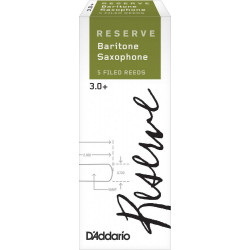 D'Addario DLR05305 - Anches Reserve - saxophone baryton, force 3+, boîte de 5