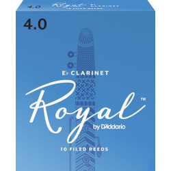 D'Addario RBB1040 - Anches - clarinette si bémol, force 4.0, boîte de 10