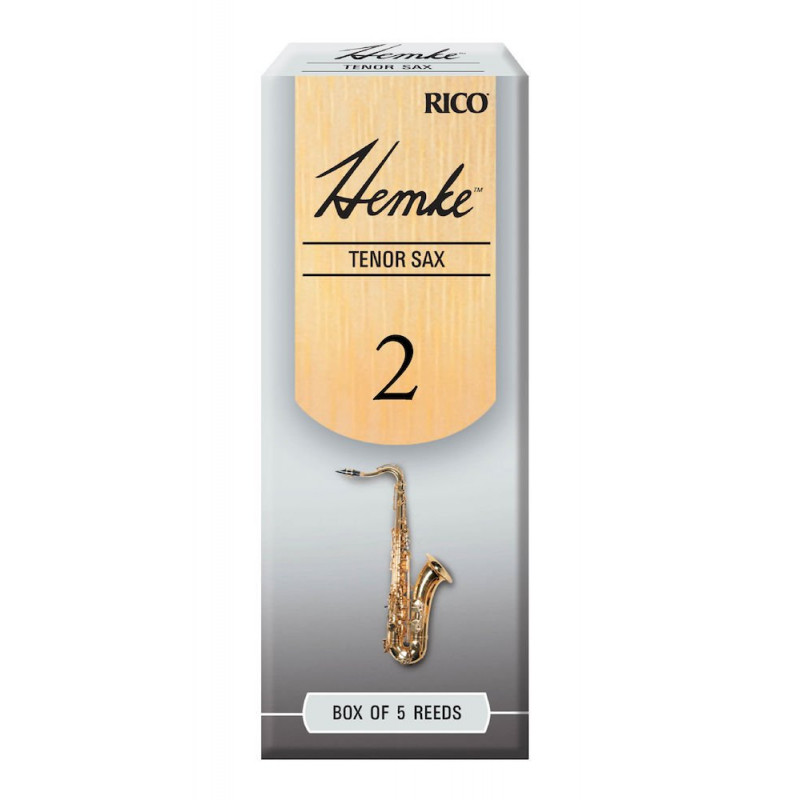 D'Addario RHKP5TSX200 - Anches Hemke - saxophone ténor, force 2.0, boîte de 5