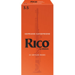 D'Addario RIA2535 - Anches saxophone soprano force 3.5 boîte de 25